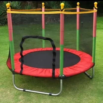 Children's trampoline with safety net – Jumpie KidsTramp