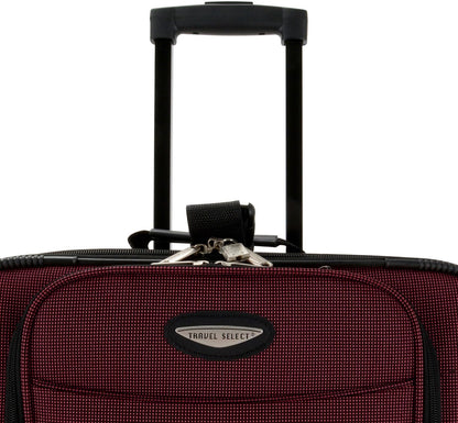 8-piece soft-shell luggage set with packing cubes and TSA lock – TravelMax