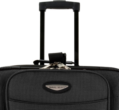 8-piece soft-shell luggage set with packing cubes and TSA lock – TravelMax