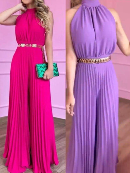 Plissé Jumpsuit – Gaia | Gorgeous airy summer look