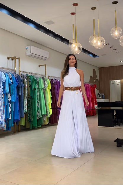 Plissé Jumpsuit – Gaia | Gorgeous airy summer look