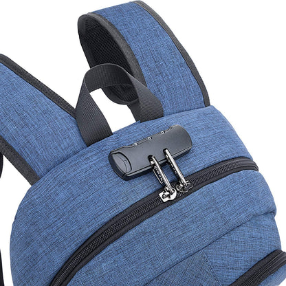 Extra-large anti-theft laptop and travel backpack with USB port – 30–50 L