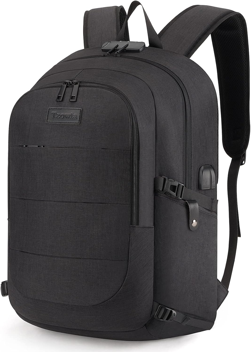 Extra-large anti-theft laptop and travel backpack with USB port – 30–50 L