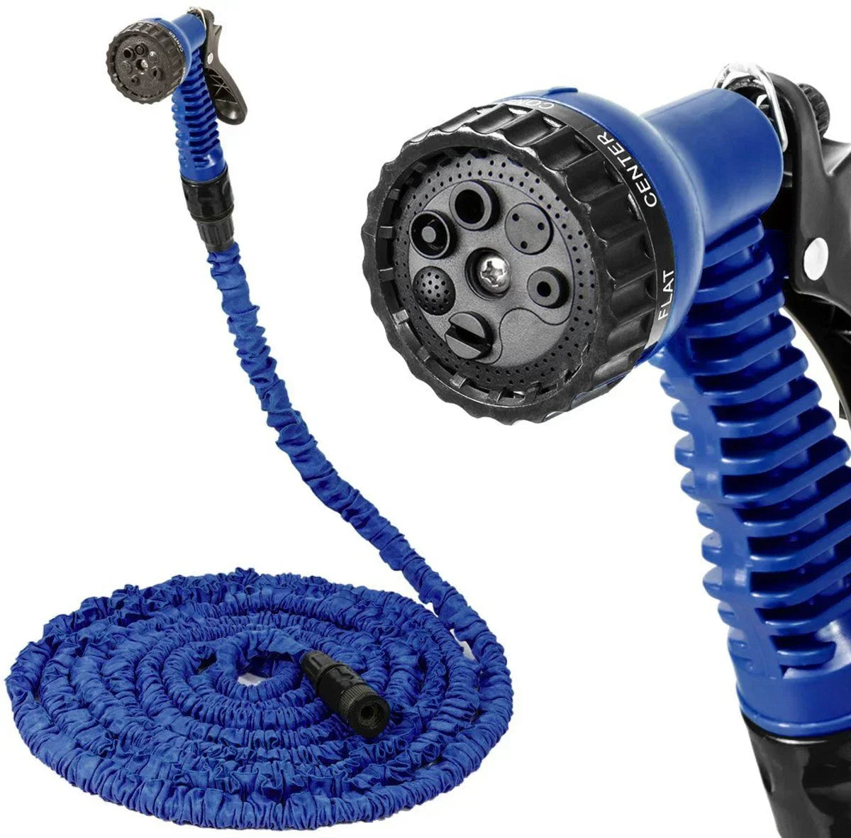 Expandable Garden Hose with Spray Gun – FlexaFlow