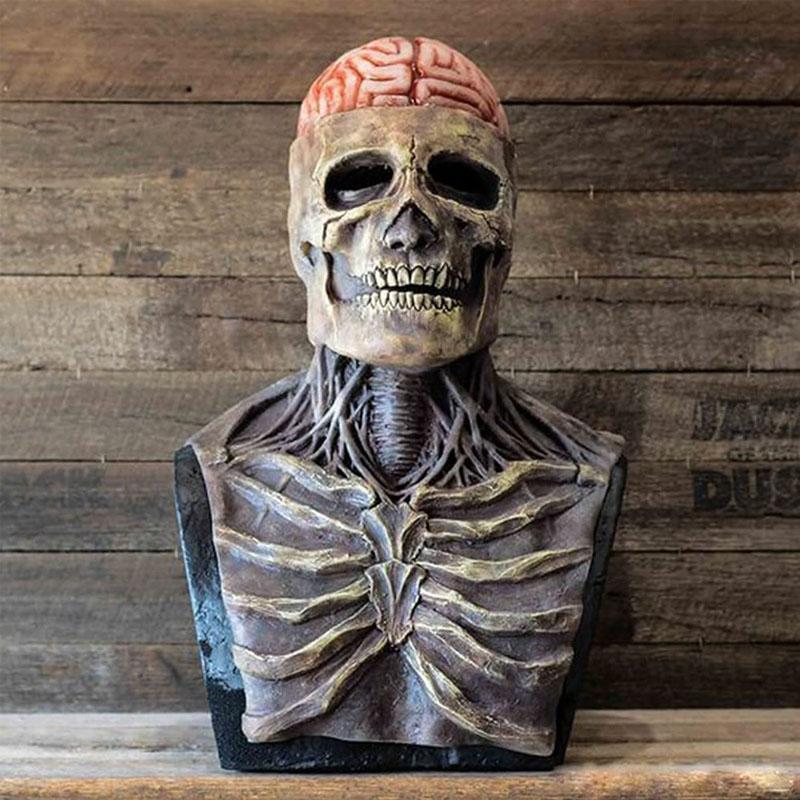 Ultra-Realistic Halloween Skeleton Costume with Mask 3
