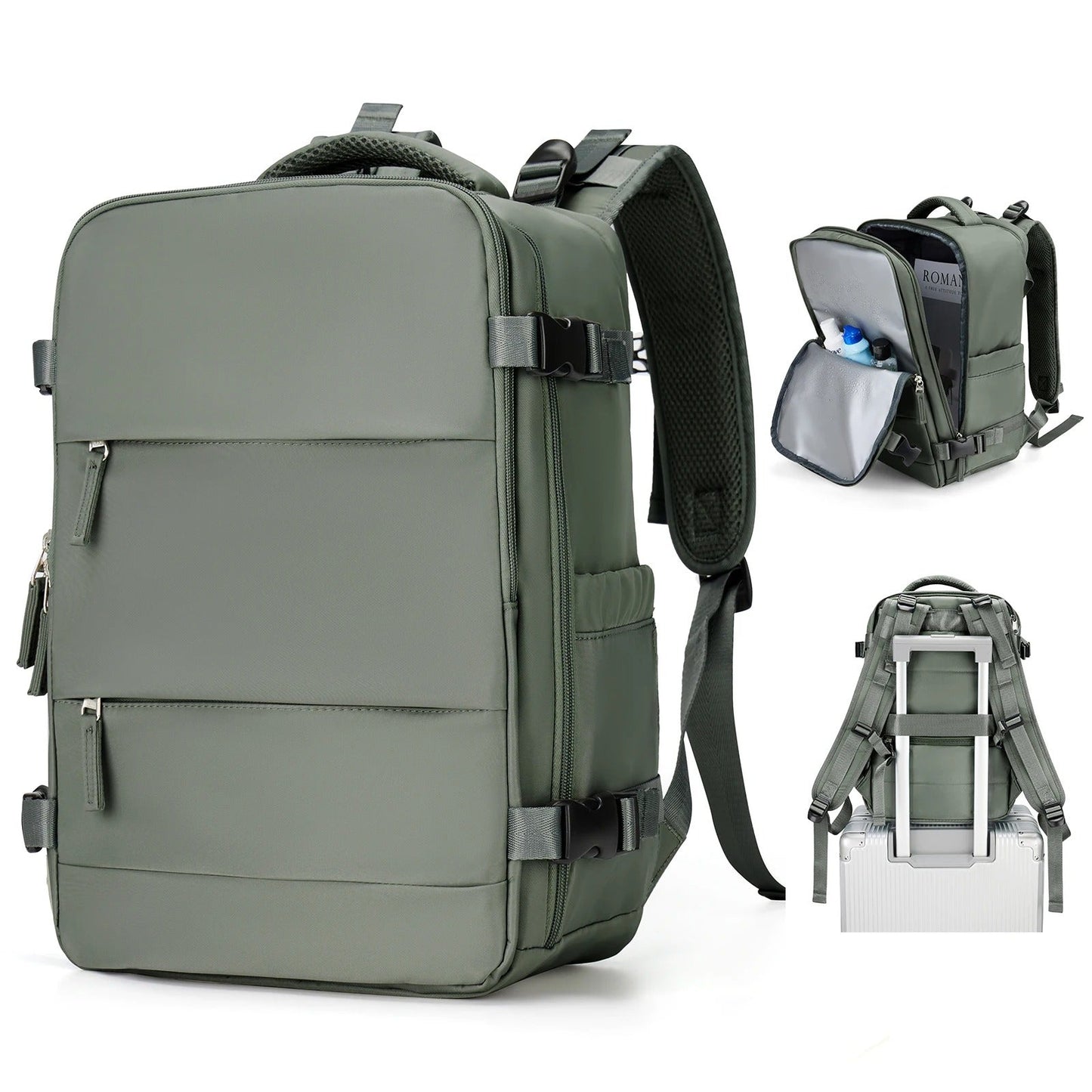 Compact unisex travel rucksack