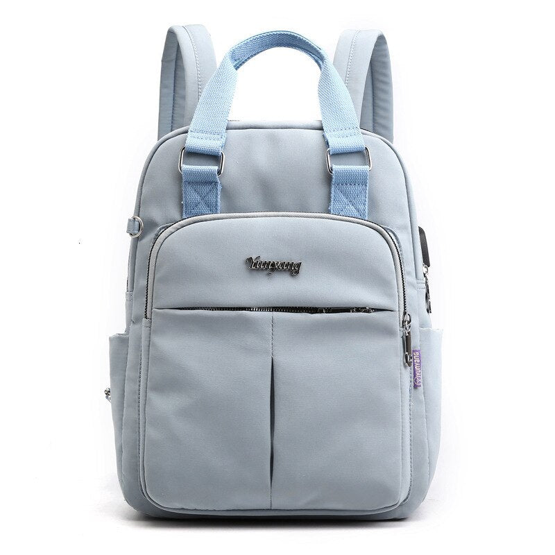 Water-resistant USB-rechargeable anti-theft backpack – multi-compartment design
