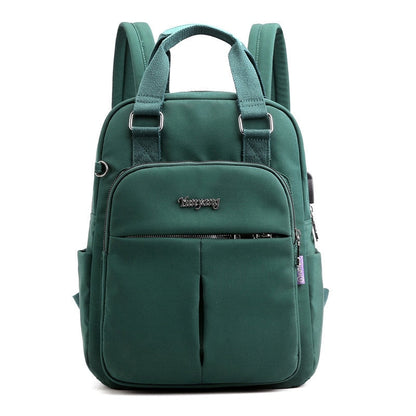 Water-resistant USB-rechargeable anti-theft backpack – multi-compartment design