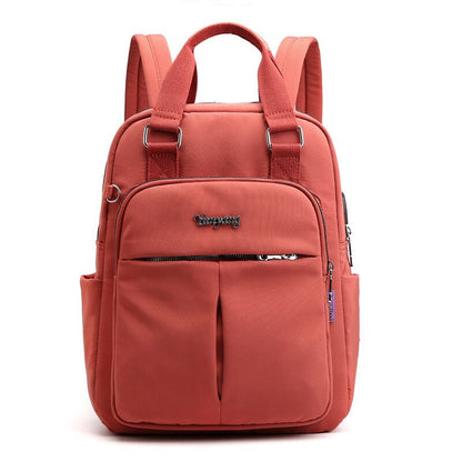 Water-resistant USB-rechargeable anti-theft backpack – multi-compartment design