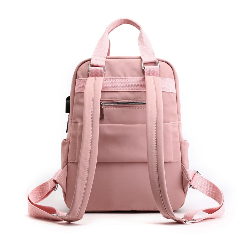 Water-resistant USB-rechargeable anti-theft backpack – multi-compartment design