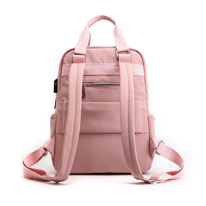 Water-resistant USB-rechargeable anti-theft backpack – multi-compartment design