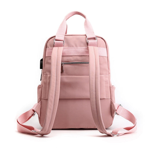 Water-resistant USB-rechargeable anti-theft backpack – multi-compartment design
