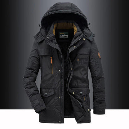 Men's parka with fleece lining – Leventis