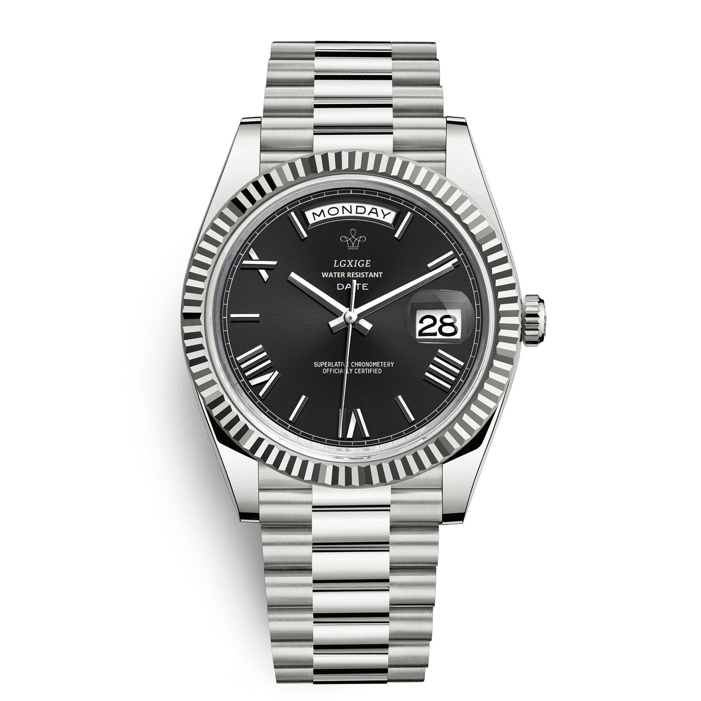 Premium Automatic Watch with Day and Date Function - Solan