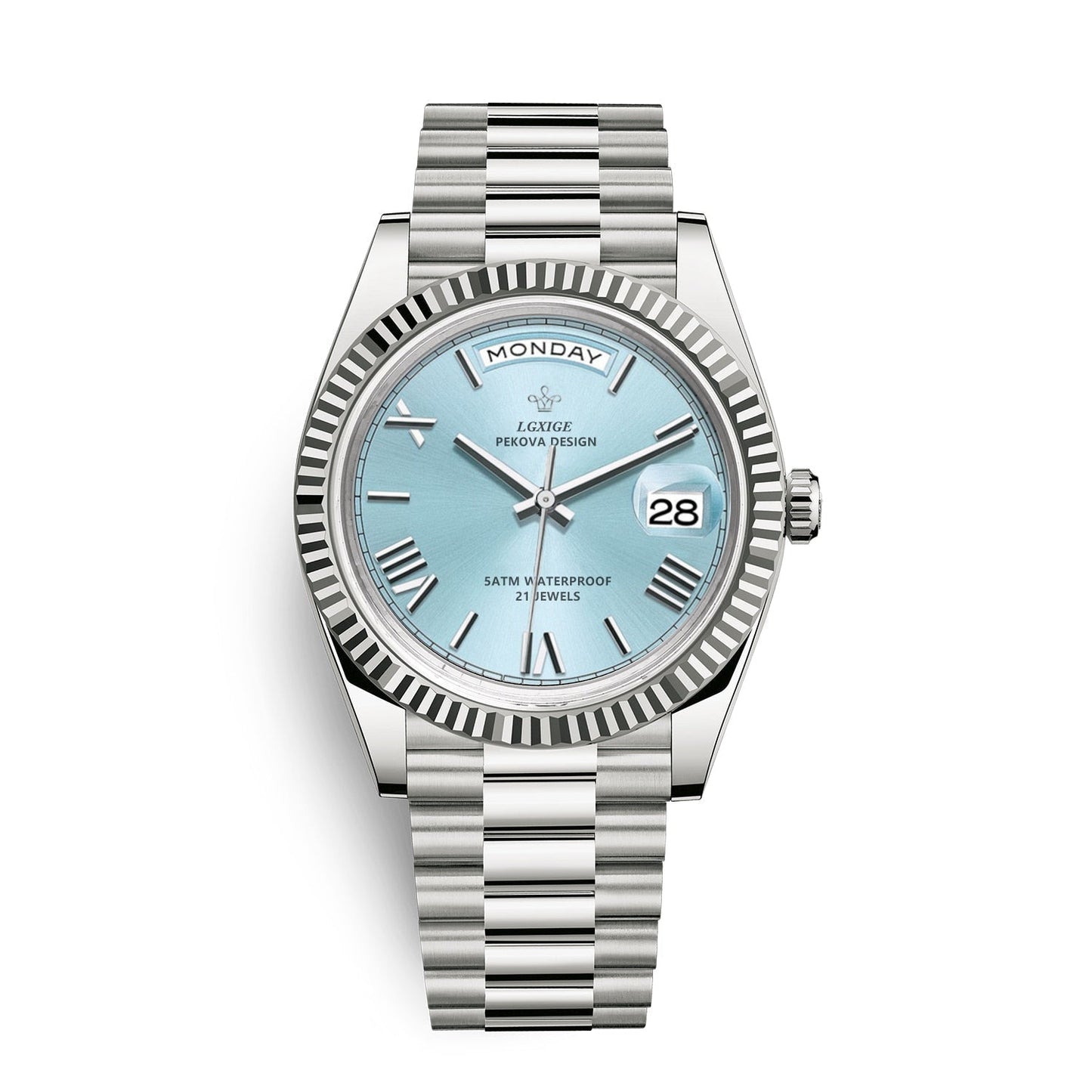 Premium Automatic Watch with Day and Date Function - Solan