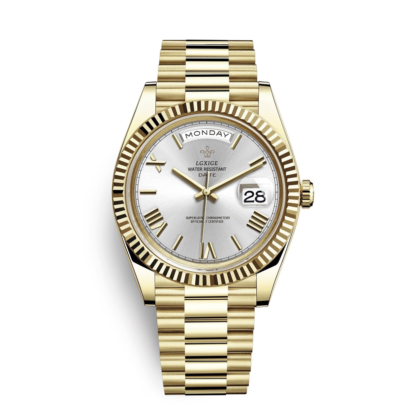 Premium Automatic Watch with Day and Date Function - Solan