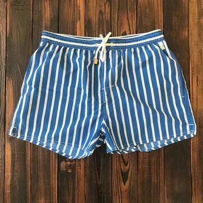 Striped men's shorts with elastic waistband – Matteo