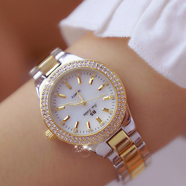 Ladies Quartz Watch with Glossy Finish – Esmée
