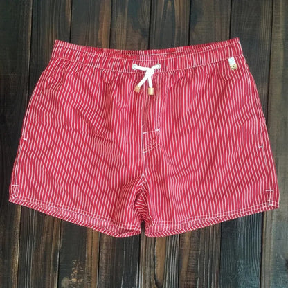 Striped men's shorts with elastic waistband – Matteo