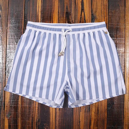 Striped men's shorts with elastic waistband – Matteo