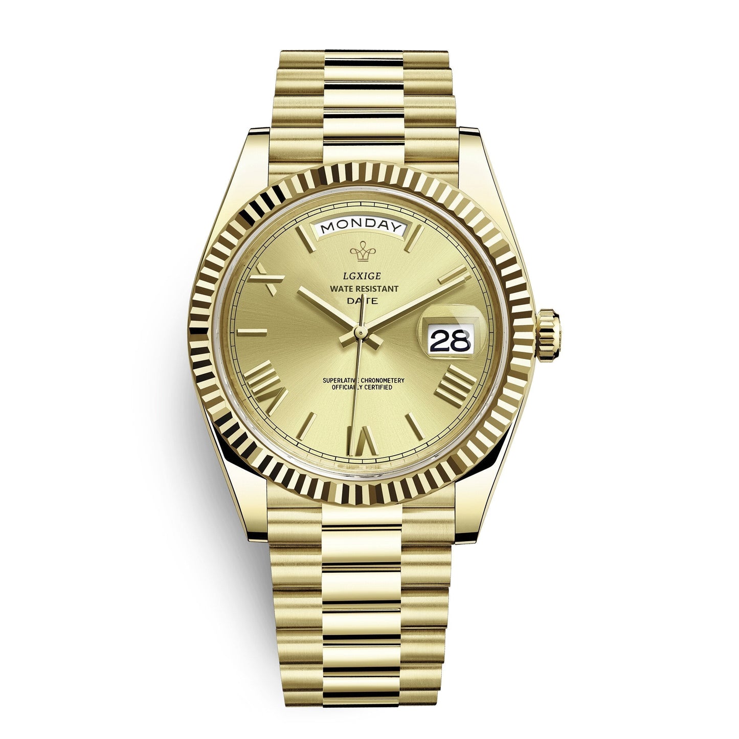 Premium Automatic Watch with Day and Date Function - Solan