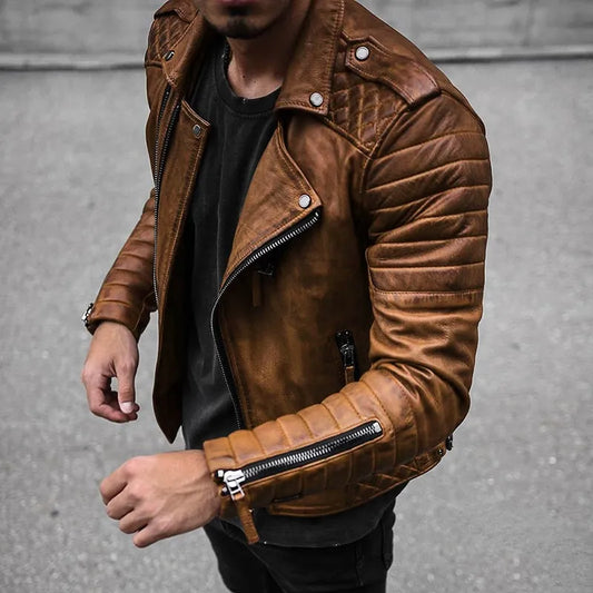 Men's Learning Biker Jacket – Cael