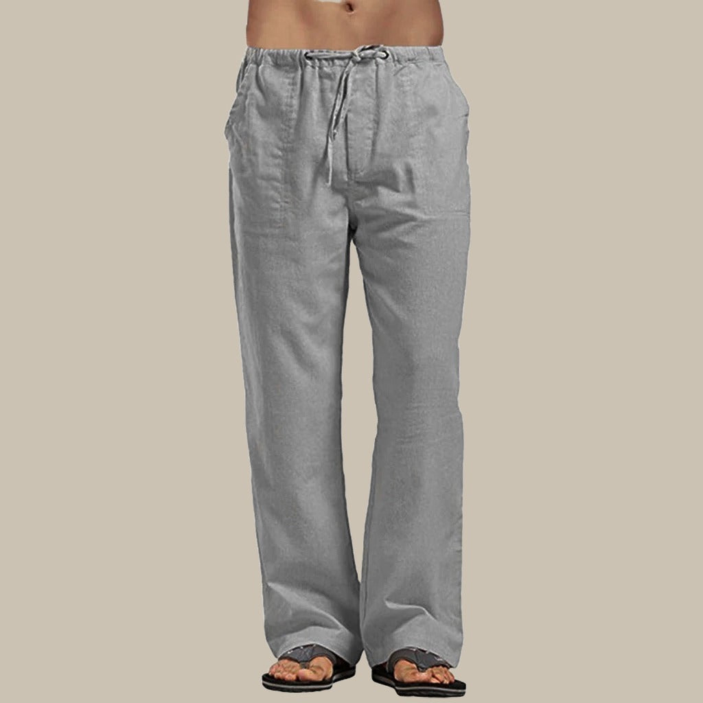 Airy linen summer trousers for men – Milan