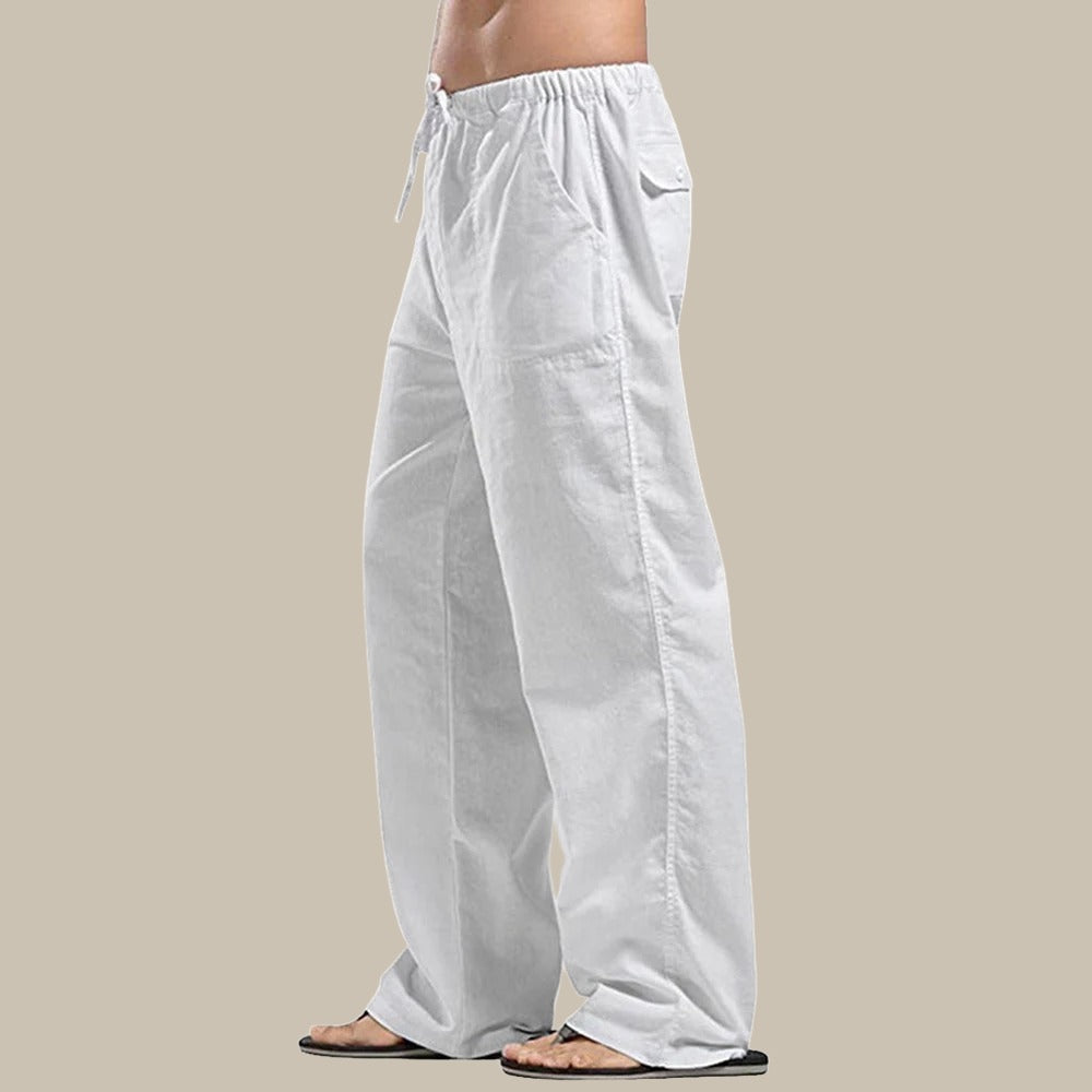 Airy linen summer trousers for men – Milan