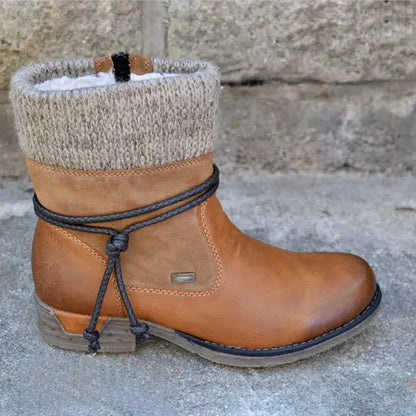 Ladies' Leather Ankle Boots - Maren
