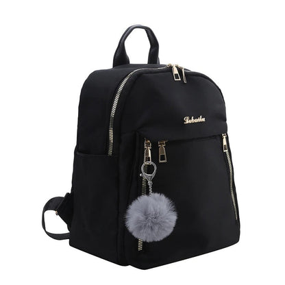 Women's PU leather travel rucksack