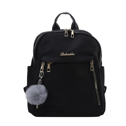 Women's PU leather travel rucksack