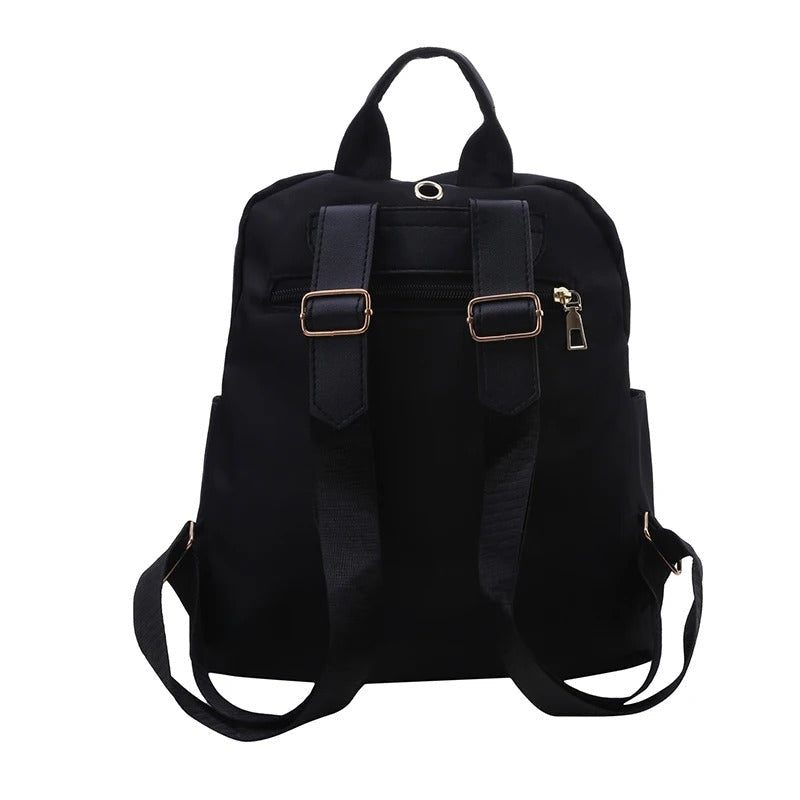 Women's PU leather travel rucksack