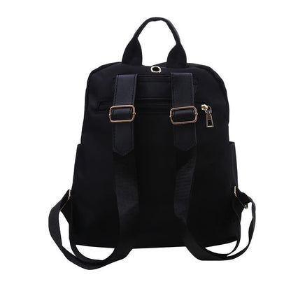 Women's PU leather travel rucksack