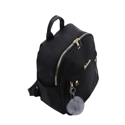 Women's PU leather travel rucksack