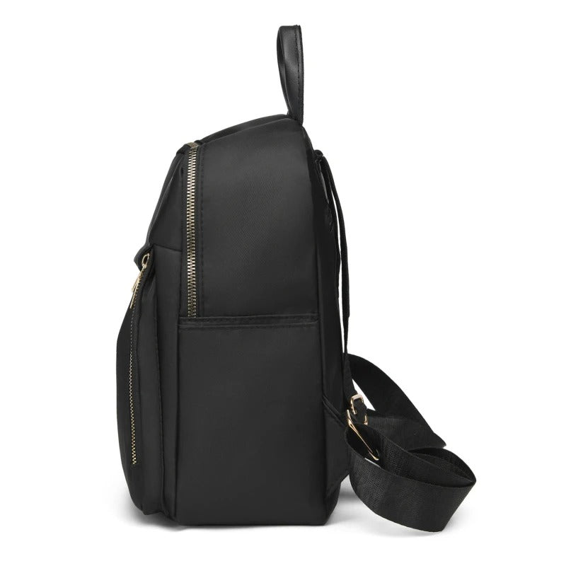 Women's PU leather travel rucksack