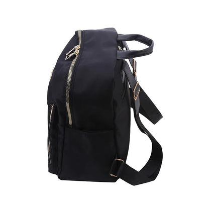 Women's PU leather travel rucksack