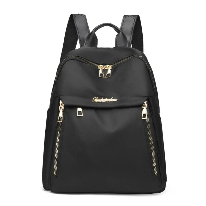 Women's PU leather travel rucksack