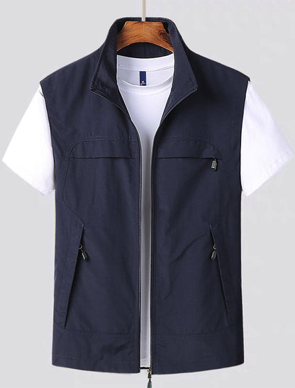 Quick-drying men's gilet for autumn outdoor adventures – Arvid