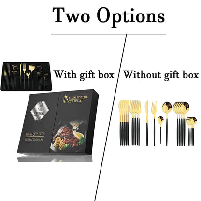 24-piece Stainless Steel Cutlery Set – Aurinox