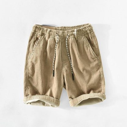 Summer men's cotton shorts with drawstring – Leon