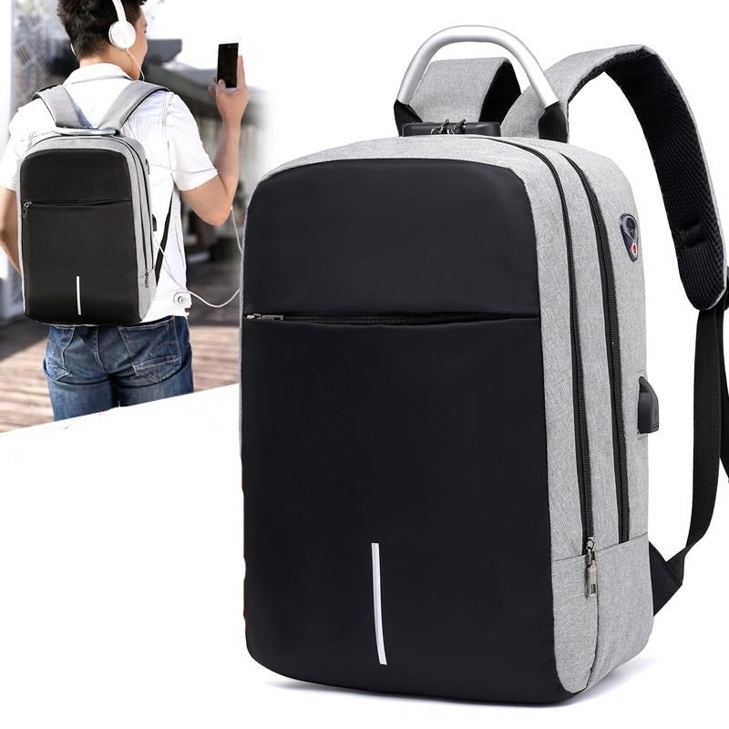 Waterproof anti-theft backpack with USB charging port – SafeCarry