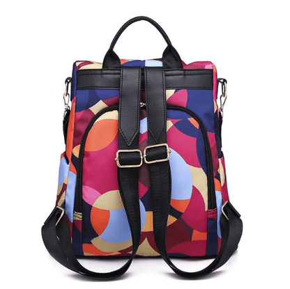 Waterproof anti-theft women's rucksack with multiple compartments – Herbstzauber SafeHold