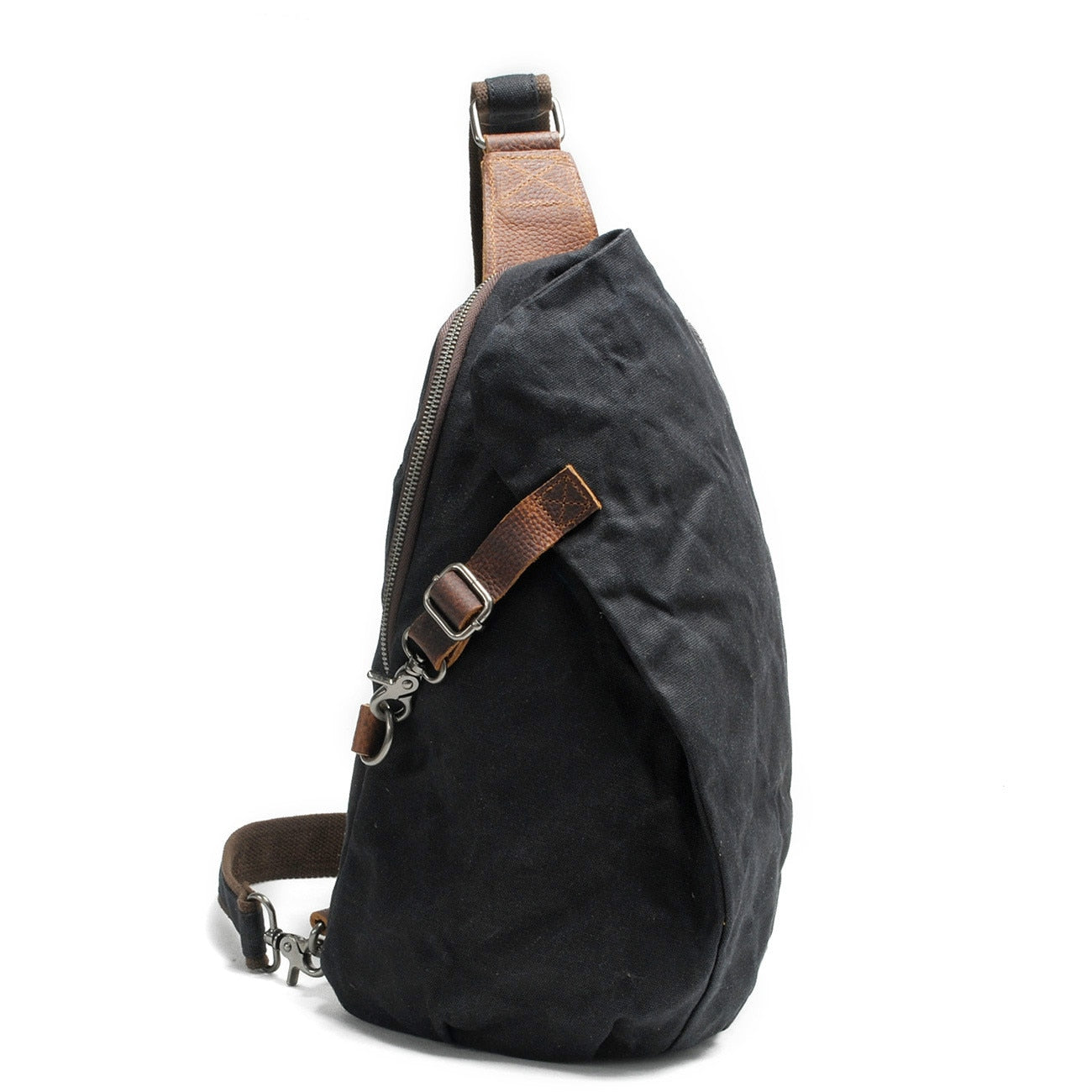 Water-repellent canvas crossbody bag with anti-theft pocket – MultiWear