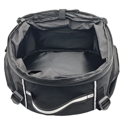 Waterproof motorbike gear bag with multiple compartments