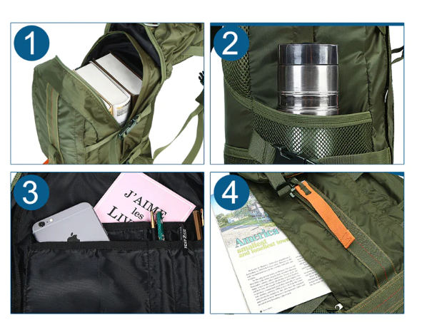 Waterproof tactical backpack with large capacity – FieldGear