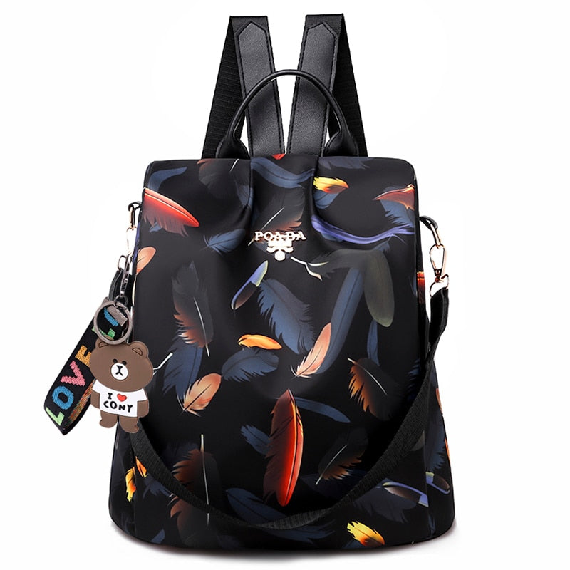 Waterproof anti-theft rucksack – hidden rear access & multi-pocket design
