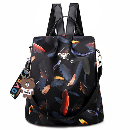 Waterproof anti-theft rucksack – hidden rear access & multi-pocket design