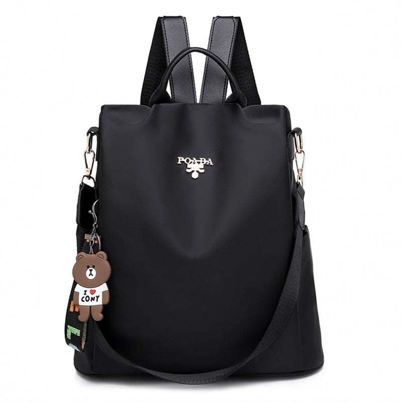 Waterproof anti-theft rucksack – hidden rear access & multi-pocket design