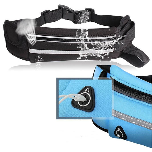 Water-resistant running belt – 2 fitness and travel bags for the price of 1
