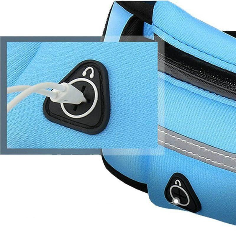 Water-resistant running belt – 2 fitness and travel bags for the price of 1